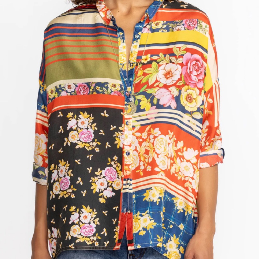 Johnny Was Ortega Nicola Button Down, XXL